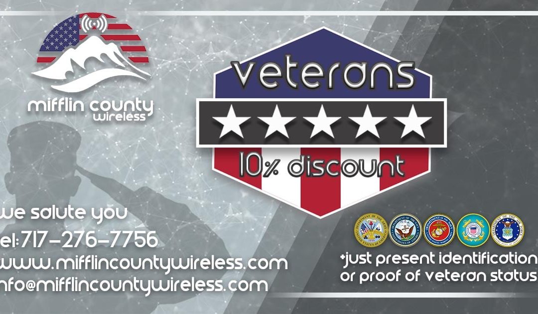 Mifflin County Wiresless is dedicated to our Veterans.